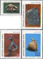 172443 MNH TURQUIA 1966 OBRAS DE ARTE HISTORICAS DEL MUSEO DE ARQUEOLOGIA DE ANKARA - ...-1858 Prephilately