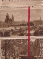 Amsterdam - Stadsgezichten  - Orig. Knipsel Coupure Tijdschrift Magazine - 1924 - Zonder Classificatie