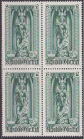 1969 , Mi 1288 ** (4) -  4er Block Postfrisch - 500 Jahre Diözese Wien - Unused Stamps