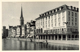 SUISSE - Zurich - Hotel Zum Storchen - Direktion - C. F. Eicher - Carte Postale - Zürich