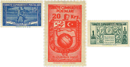 40145 MNH TURQUIA 1955 CAMPEONATOS INTERNACIONALES MILITARES DE FUTBOL - ...-1858 Vorphilatelie