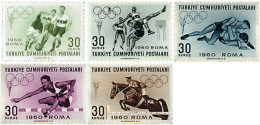 59087 MNH TURQUIA 1960 17 JUEGOS OLIMPICOS VERANO ROMA 1960 - ...-1858 Vorphilatelie