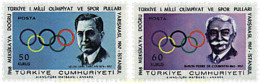 26511 MNH TURQUIA 1967 PRIMER CONCURSO NACIONAL DE SELLOS OLIMPICOS Y DEPORTIVOS - ...-1858 Préphilatélie