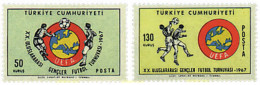 26510 MNH TURQUIA 1967 20 TORNEO INTERNACIONAL DE FUTBOL JUVENIL. - ...-1858 Vorphilatelie