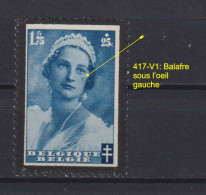 Belgique: COB N° 417 V1, Neuf, **, Sans Charnière. TB !!! - 1931-1960