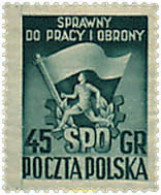 79316 MNH POLONIA 1951 FESTIVAL DEPORTIVO NACIONAL - Neufs