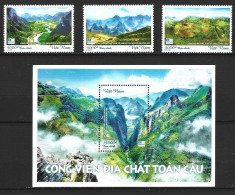 VIET NAM. Timbres & BF De 2021. Parcs Nationaux. - Protección Del Medio Ambiente Y Del Clima