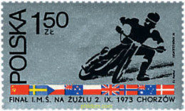 44062 MNH POLONIA 1973 CAMPEONATO DEL MUNDO DE MOTOCICLISMO - Unused Stamps