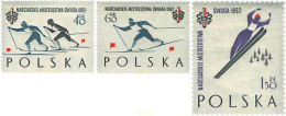 61601 MNH POLONIA 1962 CAMPEONATOS INTERNACIONALES DE DEPORTES DE INVIERNO EN ZAKOPANE - Unused Stamps
