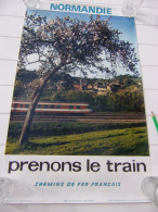 Affiche Originale SNCF Normandie Prenons Le Train - Affiches