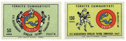 26510 MNH TURQUIA 1967 20 TORNEO INTERNACIONAL DE FUTBOL JUVENIL. - ...-1858 Prephilately