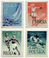 61570 MNH POLONIA 1959 SERIE DEPORTIVA - Unused Stamps