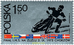 44062 MNH POLONIA 1973 CAMPEONATO DEL MUNDO DE MOTOCICLISMO - Nuevos