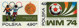 61657 MNH POLONIA 1974 FUTBOL - Ongebruikt