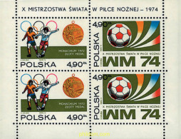 61660 MNH POLONIA 1974 COPA DEL MUNDO DE FUTBOL. ALEMANIA-74 - Nuevos