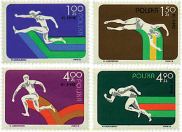 61667 MNH POLONIA 1975 CAMPEONATOS DE EUROPA DE ATLETISMO EN SALA - Unused Stamps