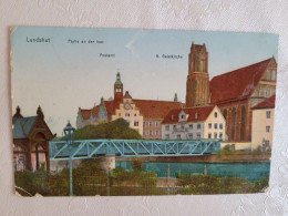 Landshut , Partie An Der Isar , Cachet Censure Strasbourg - Other & Unclassified