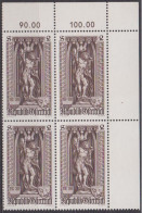 1969 , Mi 1289 ** (2) -  4er Block Postfrisch - 500 Jahre Diözese Wien - Unused Stamps