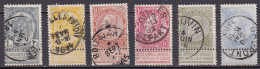 BE004 – BELGIQUE - BELGIUM – 1893-1900 – COAT OF ARMS & LEOPOLD II - SG # 7885 USED 5 € - 1893-1900 Barbas Cortas