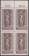 1969 , Mi 1289 ** (4) -  4er Block Postfrisch - 500 Jahre Diözese Wien - Unused Stamps