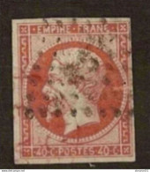 RARE OBLI CàD 15 ROUGE Exemplaire Choisi N°16 Orange Vif TBE Valeur 180€ - 1853-1860 Napoleon III