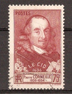 1937 - Pierre Corneille (1606-1684) N°335 - Used Stamps