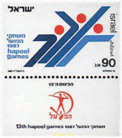 328358 MNH ISRAEL 1987 13 JUEGOS DEPORTIVOS "HAPOEL" - Andere & Zonder Classificatie