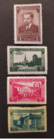 1950.  10 Jahre Estonische SSR. Mi: 1503-06 - Unused Stamps