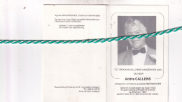 Andre Callens-Dendoncker, Zwevegem 1924, Kortrijk 1984. Foto - Obituary Notices