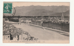 38 . Grenoble . Panorama Et La Chaine Des Alpes . 1910 - Grenoble