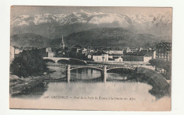 38 . Grenoble . Pont De La Porte De France Et La Chaîne Des Alpes . 1915 - Grenoble