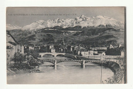 38 . Grenoble . Panorama Des Quais Et Les Alpes - Grenoble