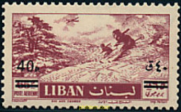 73953 MNH LIBANO 1959 DEPORTES DE INVIERNO - Libano