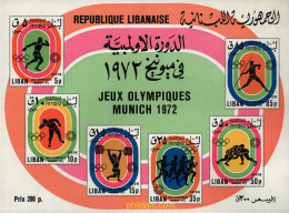 93040 MNH LIBANO 1974 20 JUEGOS OLIMPICOS VERANO MUNICH 1972 - Libanon