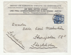 Institut Für Schwedisceh Gymnastik Company Letter Cover Posted 1926 B240510 - Lettres & Documents