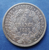 5 Francs. Cérès. 1850 A  - - Other & Unclassified