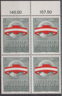 1969 , Mi 1306 ** (3) -  4er Block Postfrisch - Jahr Der Auslandsösterreicher - Unused Stamps