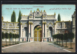 AK Constantinople, Porte Du Palais De Dolma-Baghtche  - Turquia