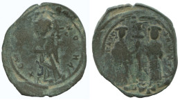 JESUS CHRIST ANONYMOUS Antike BYZANTINISCHE Münze  6.3g/32mm #AA641.21.D.A - Byzantine