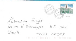 INDRE ET LOIRE 37  -  MONNAIE    - CACHET RECETTE RA 9   - 2006 - TIMBRE N° 3881 -  I AU  TARIF 1 3 05 - Manual Postmarks