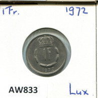 1 FRANC 1971 LUXEMBURG LUXEMBOURG Münze #AW833.D.A - Luxemburgo