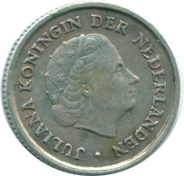 1/10 GULDEN 1966 NETHERLANDS ANTILLES SILVER Colonial Coin #NL12759.3.U.A - Netherlands Antilles