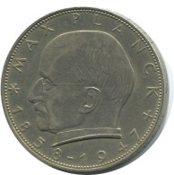2 DM 1958 D M.PLANCK BRD ALEMANIA Moneda GERMANY #AD767.9.E.A - 2 Marchi