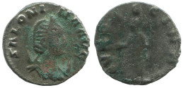 LATE ROMAN IMPERIO Follis Antiguo Auténtico Roman Moneda 2.9g/19mm #SAV1108.9.E.A - The End Of Empire (363 AD To 476 AD)
