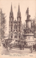 27089 " MARSEILLE-EGLISE SAINT-VINCENT DE PAUL ET MONUMENT DES MOBILES " ANIMÉ-VERA FOTO-CART. POST.  NON SPED. - Monumenten