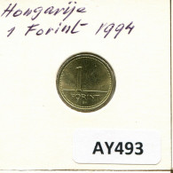 1 FORINT 1994 HONGRIE HUNGARY Pièce #AY493.F.A - Hungría