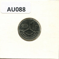 1 FRANC 1990 FRENCH Text BELGIQUE BELGIUM Pièce #AU088.F.A - 10 Frank