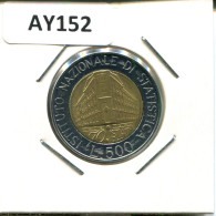 500 LIRE 1996 ITALY Coin BIMETALLIC #AY152.2.U.A - 500 Lire