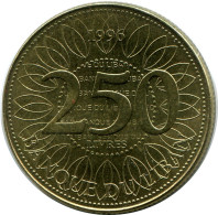 250 LIVRES 1996 LIRANESA LEBANON Moneda #AP381.E.A - Líbano