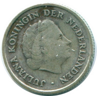 1/10 GULDEN 1960 NIEDERLÄNDISCHE ANTILLEN SILBER Koloniale Münze #NL12351.3.D.A - Netherlands Antilles